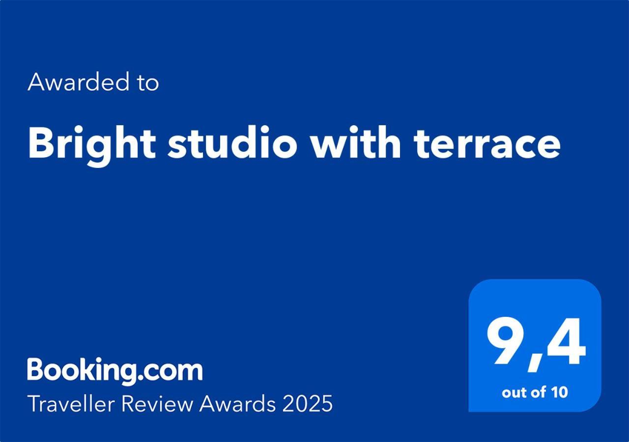 Bright Studio With Terrace Porto Luaran gambar